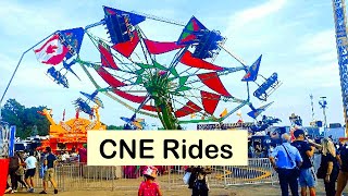 RIDES at The Canadian National Exhibition  CNE Toronto  WALKTHROUGH [upl. by Port]