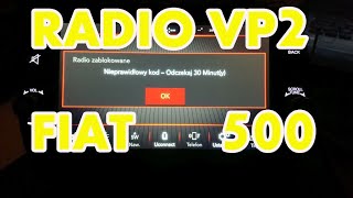 Fiat 500 radio VP2 [upl. by Raman732]