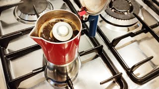 Italian Espresso Coffee at Home  Using Moka Coffee Maker [upl. by Rogovy946]