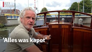 Jos knapte boot op die hij gratis ophaalde via Marktplaats  RTV Utrecht [upl. by Idnahk]