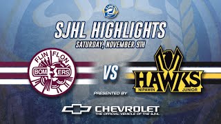 HIGHLIGHTS Flin Flon Bombers at Nipawin Hawks  Sat Nov 9th 2024 [upl. by Atilol]