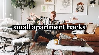 10 SMALL APARTMENT DECORATING TIPS  HACKS  Lone Fox [upl. by Prescott]