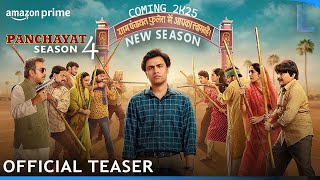 Panchayat Season 4 TVF  Official Trailer  Jitendra Kumar Neena Gupta Raghubir Yadav Amazon [upl. by Ilse]