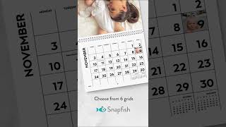 Personalised Wall Calendars from Snapfish [upl. by Karlise]