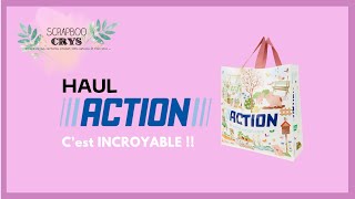 Haul ACTION  des nouveautés INCROYABLES  et VISITE EN VIDÉO du rayon LOISIRS CRÉATIFS [upl. by Ihtraa]