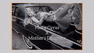 Miley Cyrus  Mothers Daughter visual lyric video [upl. by Buehler487]