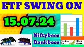 🚩ETF swing level on 150724🚩Niftybees Bankbees amp Hdfcsensex level🚩indiansharemarket🚩etf 🚩tbsm🚩 [upl. by Andeee805]