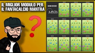 FANTACALCIO MANTRA IL MIGLIOR MODULO😍 CONSIGLI PER L ASTA [upl. by Levinson]