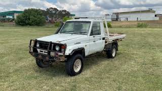 2005 Toyota Landcruiser Single Cab Utility  Lot 24  Major Mining Auction [upl. by Stoll389]