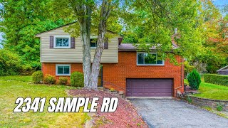 2341 Sample Rd Allison Park PA 15101  Spacious MultiLevel Home Tour [upl. by Einuj]