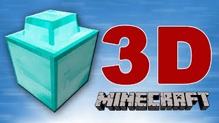 Minecraft 3D Custom Blocks [upl. by Milicent]