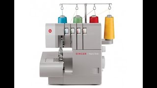 Singer Heavy Duty 14HD854 Overlock Guía Rápida de uso [upl. by Marlette]