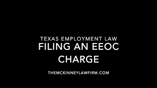 How do you File an EEOC Charge  Austin  San Antonio Employment Law Attorney Explains [upl. by Anaila310]