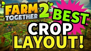 Farm Together 2 Best Farm Crop Layout [upl. by Tessler798]