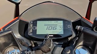 Suzuki Gixxer sf 1550 100 top speed 😱😱gixxersf [upl. by Obola]