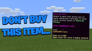 The Most USELESS ITEM in Hypixel Skyblock  The Reforge Anvil Rant shorts [upl. by Deppy807]