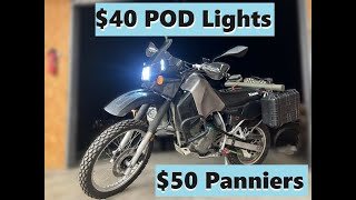 KLR650 Cheap MODS Links in Description [upl. by Oicangi]