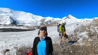 Peak Lenin Expedition July 2023  4 Glacier Training at Advanced Base Camp [upl. by Melita]