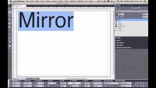 Mirror Effect Using Flip Shape in QuarkXPress 10 [upl. by Bromley]