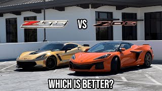 2024 Corvette C8 Z06 vs C7 Z06  An Honest Comparison [upl. by Samuela383]