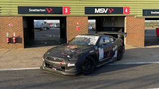 VOLKOV Built GTR R35 Snetterton 300 15969s [upl. by Etteuqal53]