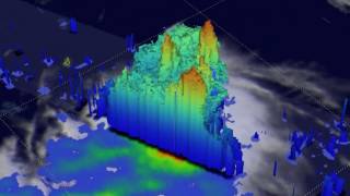 NASA Examines Newly Formed Tropical Depression 3W in 3D [upl. by Ennaul]