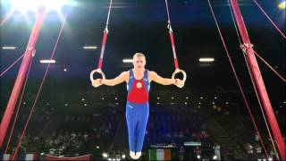 Alexandr BALANDIN RUS 2012 European Champion on rings [upl. by Sadoc]