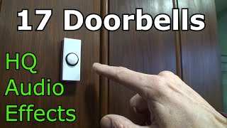 17 Doorbell and Buzzer Recordings  Sound Effects Made for Drama amp Radio [upl. by Ateuqahs]