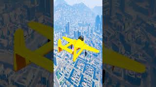 Spiderman Plane Crash Challenge gta5 shorts [upl. by Yul490]