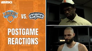 Randle Fournier and Thibs React to Loss to San Antonio Spurs  New York Knicks [upl. by Eartha198]