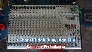 Servis Mixer Behringer Eurodesk SL2442FX Pro Rusak Salah Satu Chanel Over Clip [upl. by Rorke547]