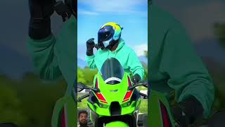 RL Billa Rider kawasaki ninja zx10r 🏍️shorts shortvideo shortsfeed trending youtubeshorts [upl. by Lipinski]