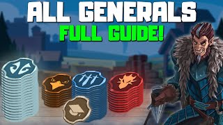 GENERALS FULL GUIDE  Goodgame Empire [upl. by Neffets660]