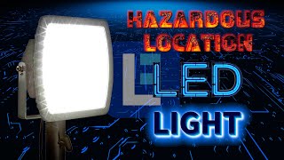 Hazardous Locations Low Profile LED Light Fixture  Class 1 Division 2  ATEX Rated  120277V [upl. by Aerdnat]