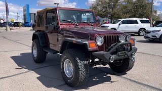 2001 Jeep Wrangler El Paso TX Las Cruces NM Alamogordo NM Carlsbad NM Ruidoso NM 10446 [upl. by Annoit]