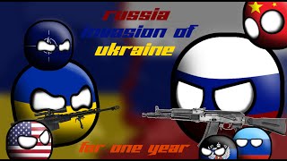 Russia invasion of Ukraine for one year Feb 24 2022  Feb 24 2023 [upl. by Yeltihw99]