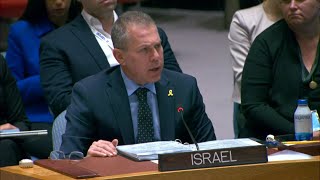 An act of outrageous absurdity and moral bankruptcy Israels UN envoy on ICC bid  AFP [upl. by Anneres]