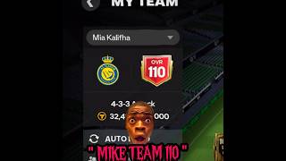 MIKE FIFA7 TEAM☠️🔥 eafc24 fifamobile fifa fifa23 eafc shorts [upl. by Farrah]