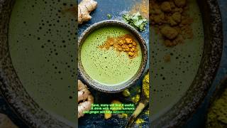 Matcha With Turmeric And Ginger To Speed Up Metabolism And Prevent Obesity eating facts health [upl. by Jovitah]