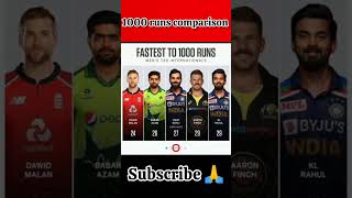 Fastest to 1000 runs in t20i cricketcricket100iplrcbbabarazamviratkohliipl2025ipl2025auction [upl. by Aimar]