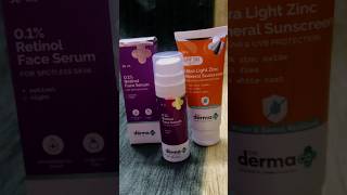 Derma co sunscreen  sunscreen  review  viral  Derma co  skin care  skin care routine  trendy [upl. by Adnoral211]