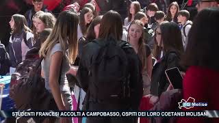 Studenti francesi accolti a Campobasso ospiti dei loro coetanei molisani [upl. by Atilegna413]