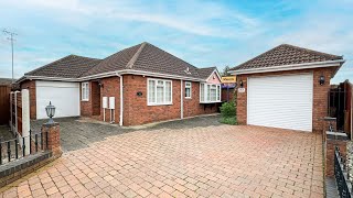 MODERN BUNGALOW WITH TWO GARAGES  Bawdsey Close ClactononSea Essex [upl. by Julia]