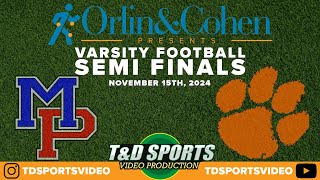 111524 Orlin amp Cohen HS Football Game of the Week SemiFinal Broadcast Babylon vs Miller Place [upl. by Sinnard]