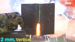 Techniques that will make you welding better In vertical position 2 mm [upl. by Fromma795]