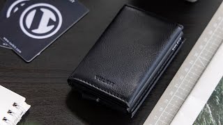 VULKIT  VC203 Pop Up Wallet Black [upl. by Wilmar105]