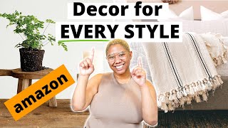 9 Amazon Home Decor STEALS that Work for EVERY Interior Design Style AFFORDABLE amp HIGH END [upl. by Yenial136]