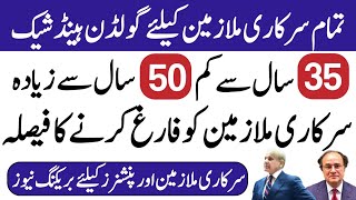 Breaking news for govt employees and pensioners  golden hand shake policy for all employees [upl. by Merlina]