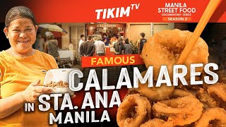 FAMOUS CALAMARES in STA ANA MANILA  Calamares de Sta Anna Story TIKIM TV [upl. by Schuman]