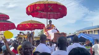 A Colorful Celebration Inside the Saltpond Nkusukum Odambea Festival 2024 🇬🇭✨ [upl. by Iarahs660]